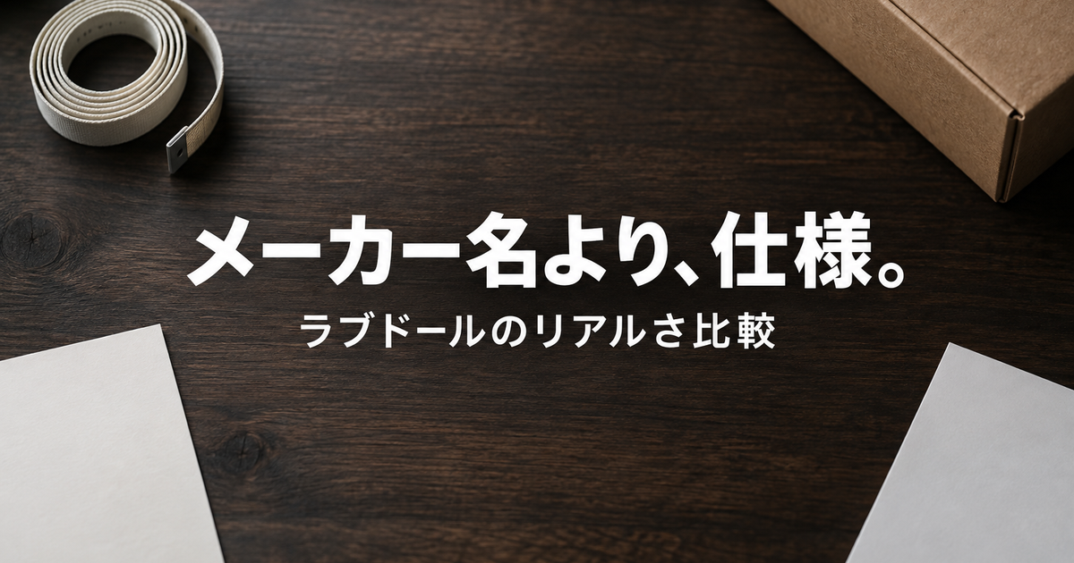 ラブドールのリアルさを比較｜Top-Sino・RZRなど造型の違い