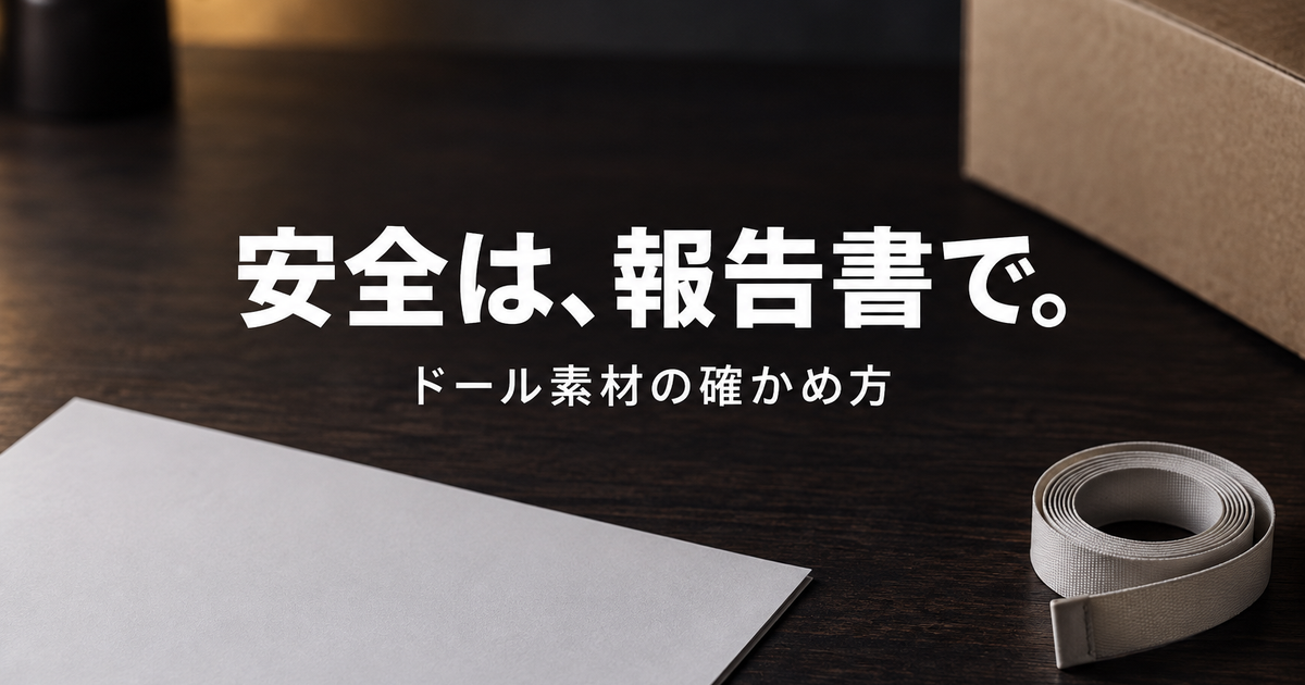 ラブドールの素材は安全？TPEの可塑剤と口に触れるときの確かめ方