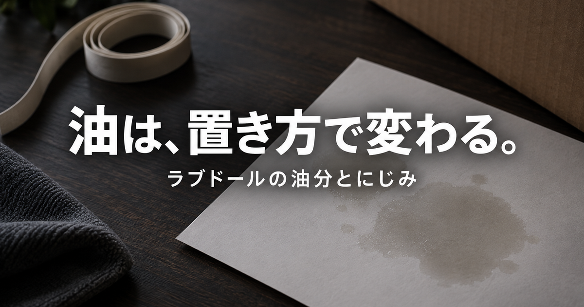 ラブドールの油分のにじみ｜原因と保管・素材・メーカー別の注意点